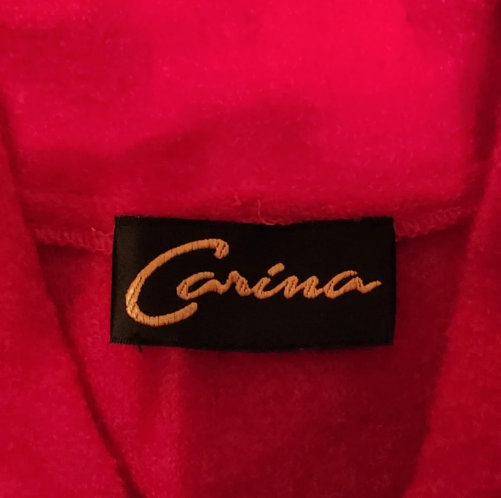 #121 Carina- Vintage Red Sweater Vest with Zebra appliques +bonus Striped Top - Picture 5 of 10